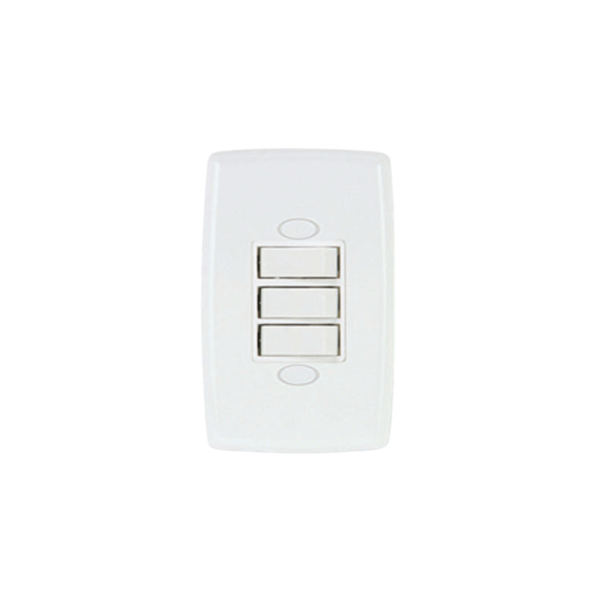 Interruptor 3 Teclas Simples Safira