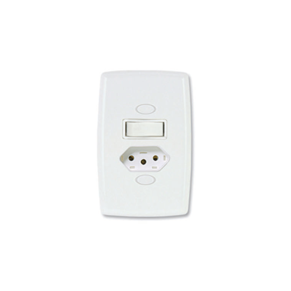 Interruptor + Tomada Safira