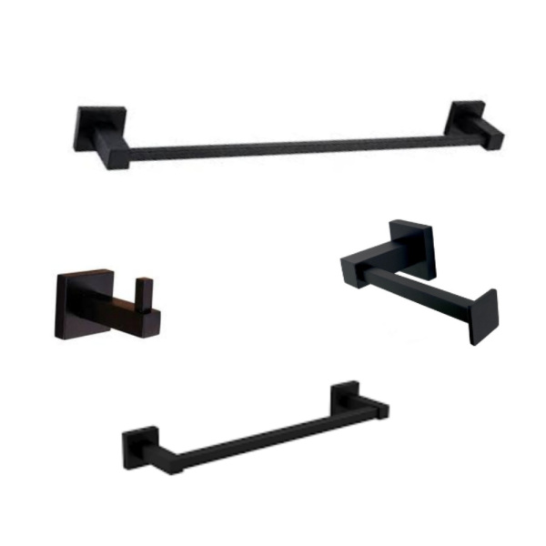 Kit 4 Peças Exacto Black