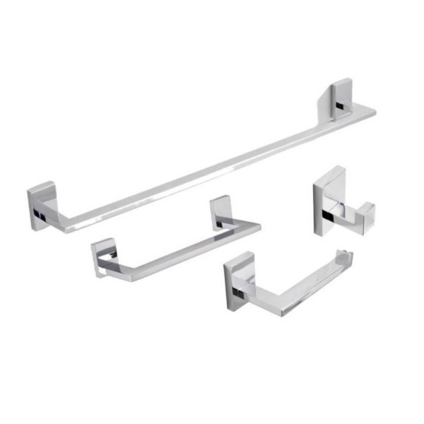 Kit 4 Peças Quadratte Cr