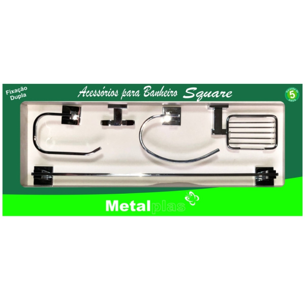 Kit 5 Peças Square