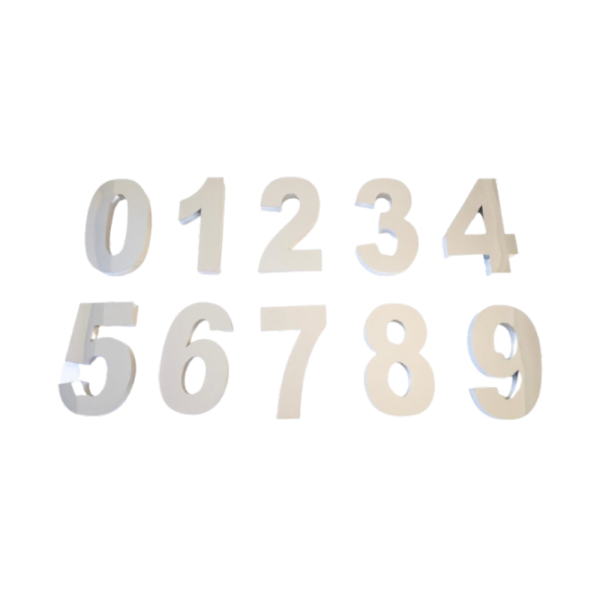 Números Residenciais Em Inox