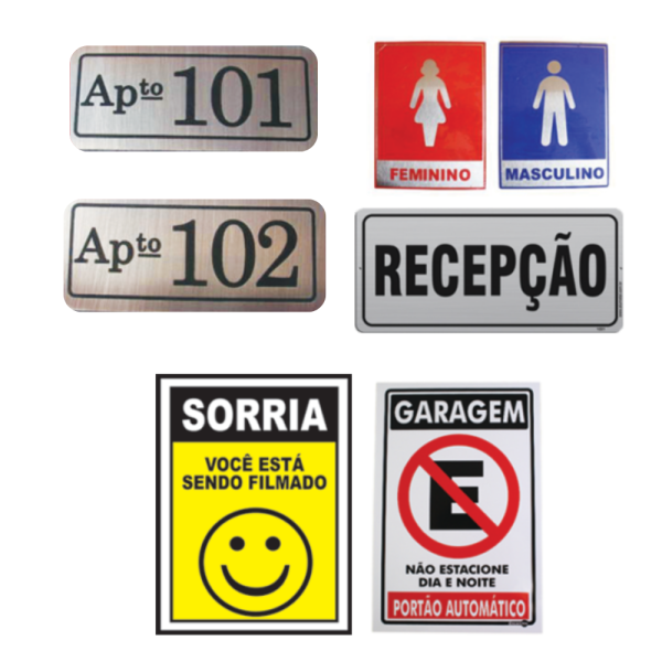 Placa De Identificação Em Inox