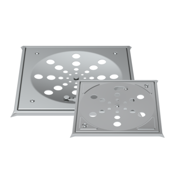 Ralos Quadrados Inox Com Caixilho ( Inox 304 / 430 )